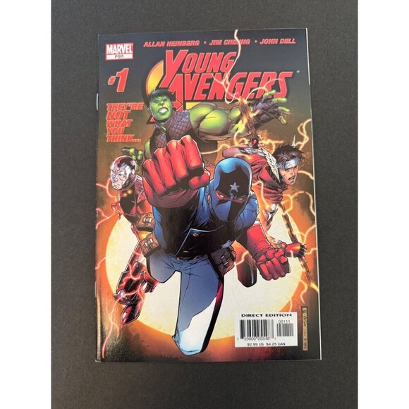 Young Avengers #1 VF/NM; NEWSTAND* 1st appearance of Kate Bishop Patriot Hulking - Picture 2 of 10